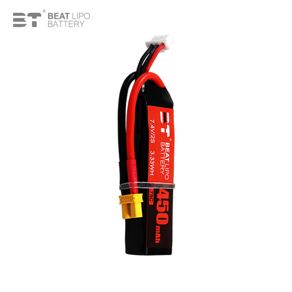 BEAT 2S 7.4V 450mAh 75C LiPo B - Drone Battery Connector ulasan dan harga