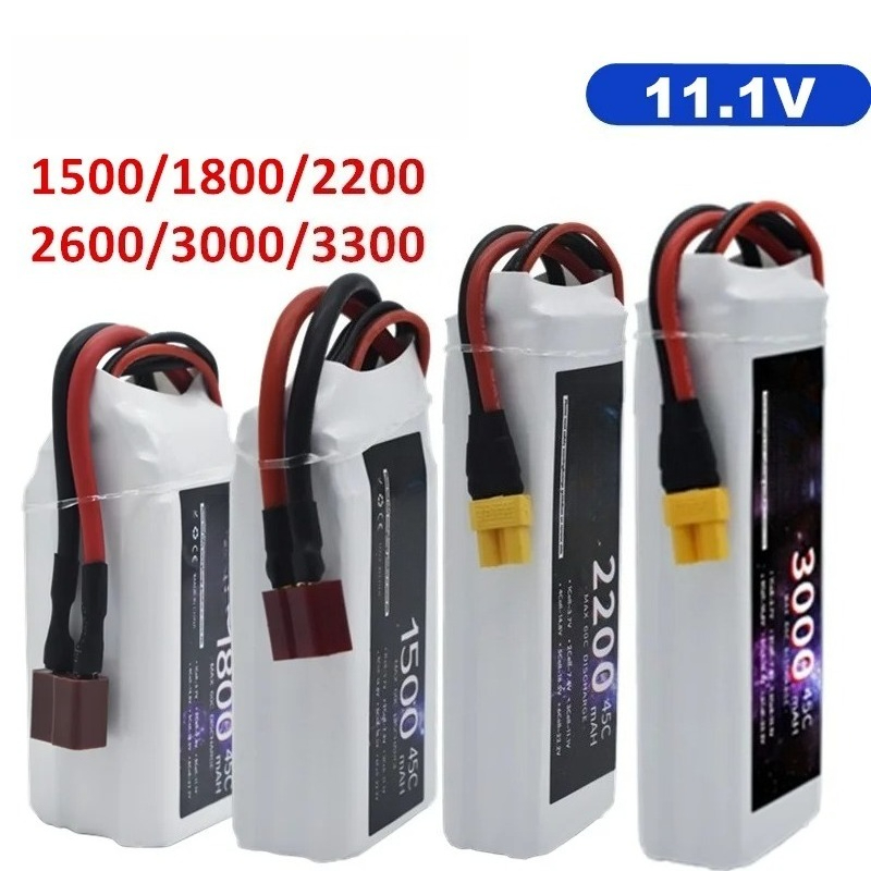 LiPo Battery 3S 1500mah 1800mA - Drone Battery Connector ulasan dan harga
