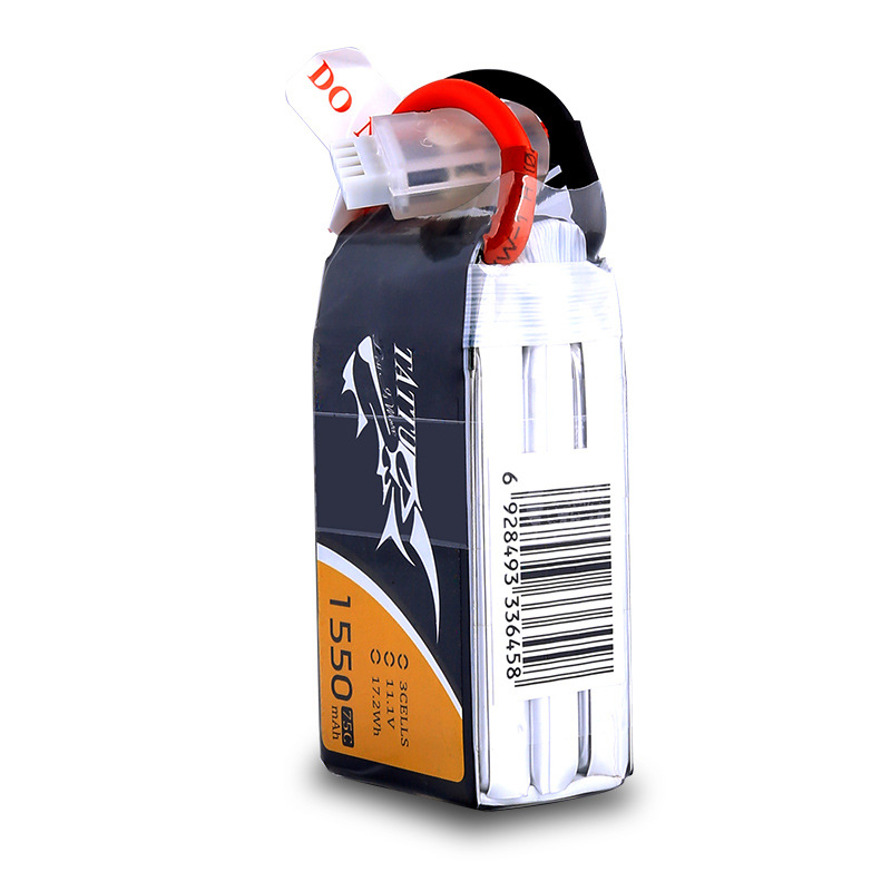TATTU 3S 11.1V 1550mAh 75C LiP - Drone Battery Connector ulasan dan harga